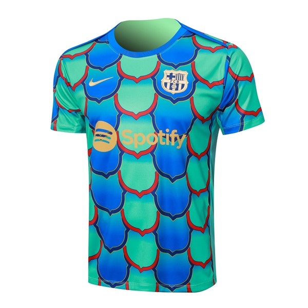 Trikot Trainingsshirt Barcelona 2024-2025 Grün Blau